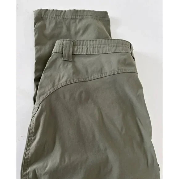 Eddie Bauer Pants 6 Cropped Hiking Pocket Gorp Core Outdoor Trail Cottage Core - Picture 1 of 14
